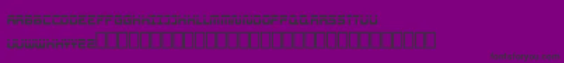 Nissan Font – Black Fonts on Purple Background