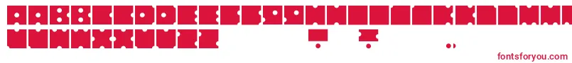 NodiceRegular Font – Red Fonts on White Background