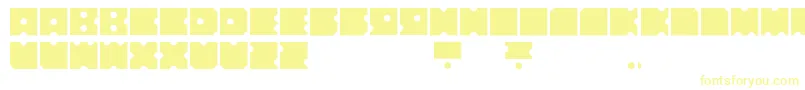 Шрифт NodiceRegular – жёлтые шрифты