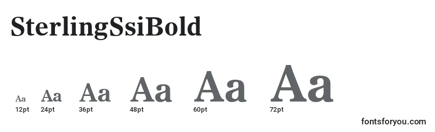 SterlingSsiBold Font Sizes