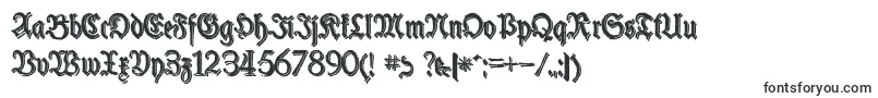 SchneiderBuchDeutschShadowTwo-Schriftart – Schriftarten, die mit S beginnen