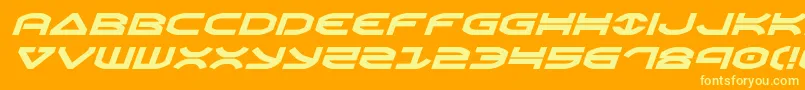 fuente Oberonexpandital – Fuentes Amarillas Sobre Fondo Naranja