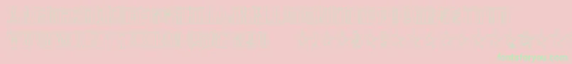 PlexifontBv Font – Green Fonts on Pink Background