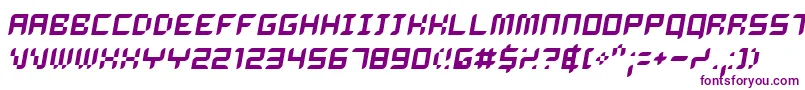 Delio Font – Purple Fonts on White Background
