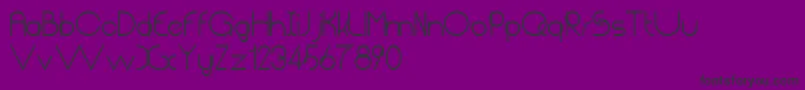 ChempakaRantingBold-Schriftart – Schwarze Schriften auf violettem Hintergrund