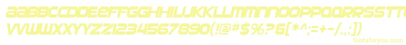 SfAutomatonOblique Font – Yellow Fonts