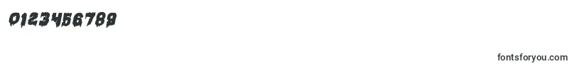 CandleLightBoldItalic Font – Fonts for Numbers and Digits