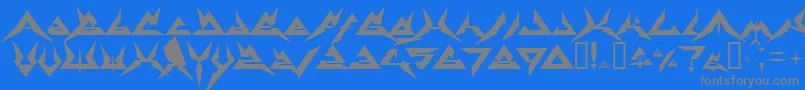 Más sobre la fuente Therrg fuente Therrg – Fuentes Grises Sobre Fondo Azul