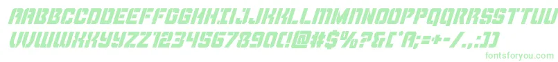 Thundertroopersuperital Font – Green Fonts