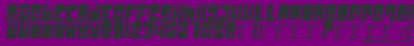 Moonpcgs Font – Black Fonts on Purple Background