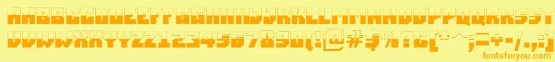 More about ASimplerbubwBold Font ASimplerbubwBold Font – Orange Fonts on Yellow Background