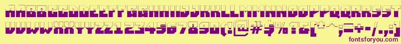 More about ASimplerbubwBold Font ASimplerbubwBold Font – Purple Fonts on Yellow Background