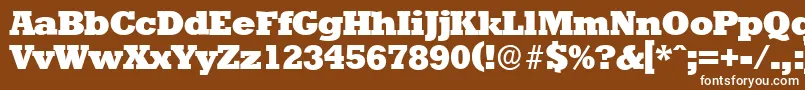More about StaffordserialHeavyRegular Font StaffordserialHeavyRegular Font – White Fonts on Brown Background