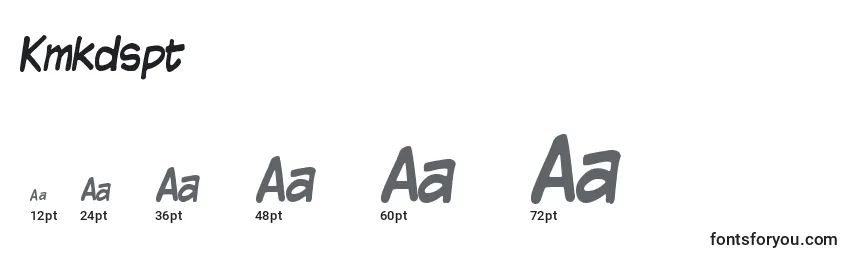 Kmkdspt Font Sizes
