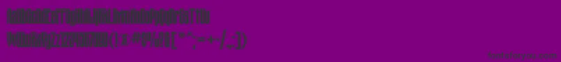 Tauerninlinectt Font – Black Fonts on Purple Background