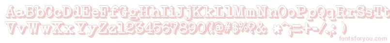 NeobulletinExtruded Font – Pink Fonts