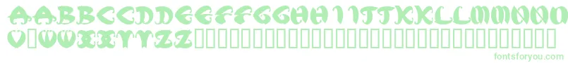 MstkElegbold1-Schriftart – Grüne Schriften