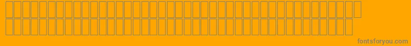 FsPoint Font – Gray Fonts on Orange Background