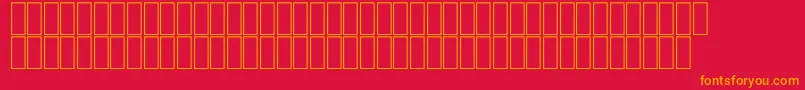 FsPoint Font – Orange Fonts on Red Background