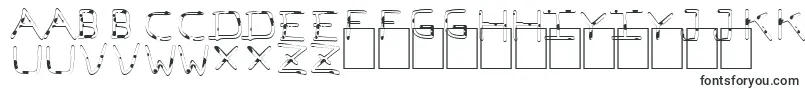 Шрифт PfVeryverybadfont7Liquid – фризские шрифты