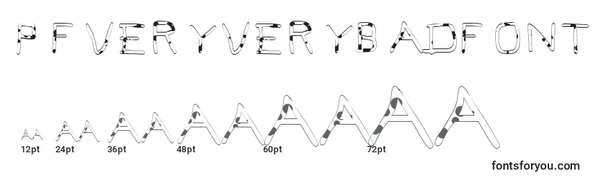 Размеры шрифта PfVeryverybadfont7Liquid
