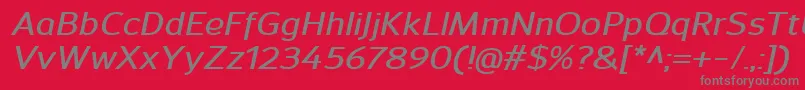 More about SavileDemibolditalic Font SavileDemibolditalic Font – Gray Fonts on Red Background