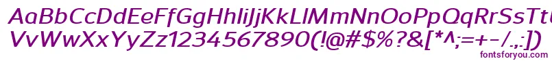 SavileDemibolditalic Font – Purple Fonts