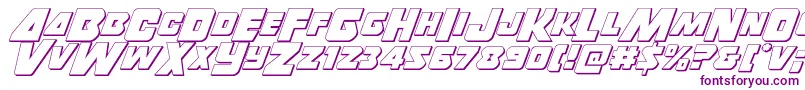 Thunderstrike3D Font – Purple Fonts