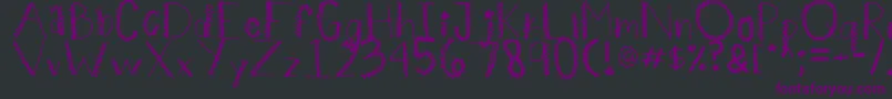 Spiiikey Font – Purple Fonts on Black Background