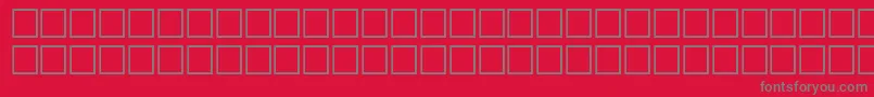 Americana Font – Gray Fonts on Red Background