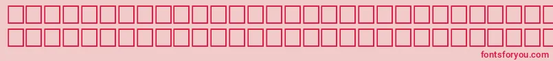 Americana Font – Red Fonts on Pink Background