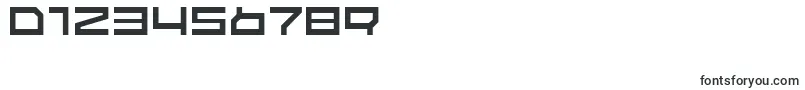 フォントQuerRegular – 数字と数値のためのフォント
