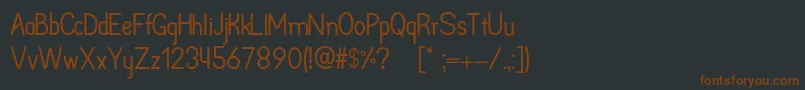 More about Arpoador Font Arpoador Font – Brown Fonts on Black Background