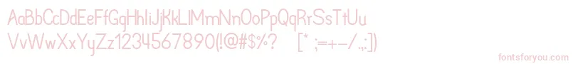Arpoador Font – Pink Fonts on White Background