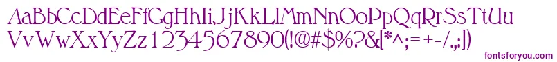 ValitsskRegular Font – Purple Fonts on White Background