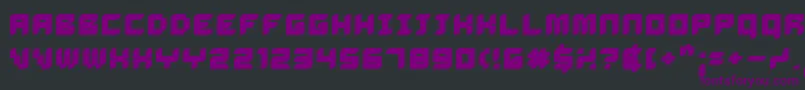 DelilahBold Font – Purple Fonts on Black Background