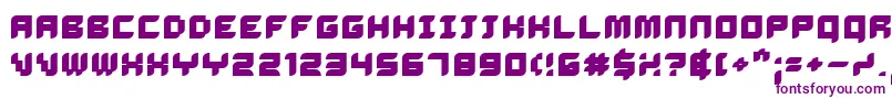 DelilahBold Font – Purple Fonts on White Background