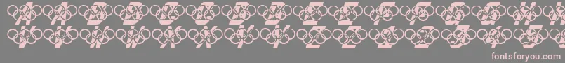 fuente Olympia2000 – Fuentes Rosadas Sobre Fondo Gris