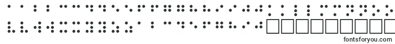 BrailleRegular-fontti – Alkavat B:lla olevat fontit