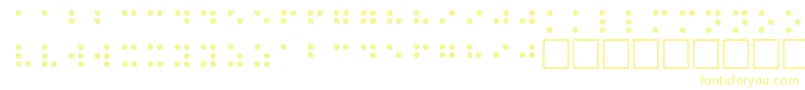 BrailleRegular Font – Yellow Fonts