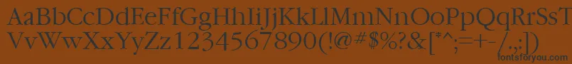 Ft76 Font – Black Fonts on Brown Background