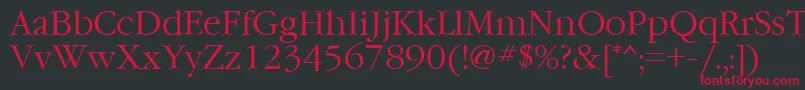 Ft76 Font – Red Fonts on Black Background