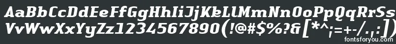 fuente LinotypeAuthenticSerifBolditalic – Fuentes Blancas Sobre Fondo Negro