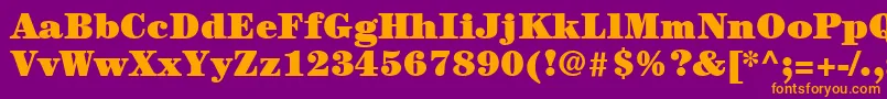 More about ItcCenturyLtUltra Font ItcCenturyLtUltra Font – Orange Fonts on Purple Background