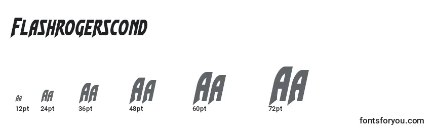 Flashrogerscond Font Sizes