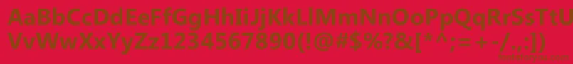 MicrosoftPhagspaРџРѕР»СѓР¶РёСЂРЅС‹Р№ Font – Brown Fonts on Red Background