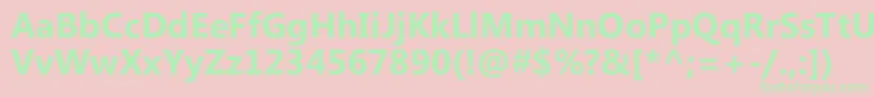 MicrosoftPhagspaРџРѕР»СѓР¶РёСЂРЅС‹Р№ Font – Green Fonts on Pink Background