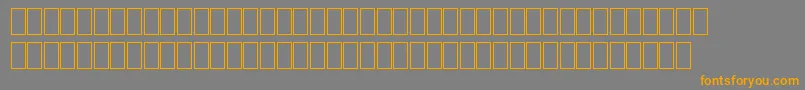Fontiers Font – Orange Fonts on Gray Background