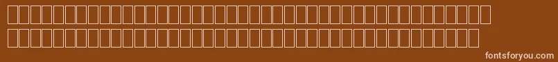 Fontiers Font – Pink Fonts on Brown Background