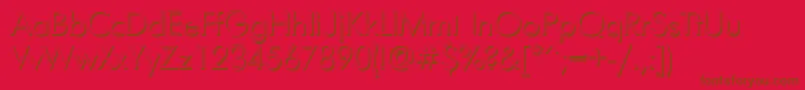 Подробнее о шрифте Futur Шрифт Futur – коричневые шрифты на красном фоне